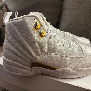 Nike Air Jordan 12 XII Retro OVO White Size 13 Metallic Gold 873864 102 2016